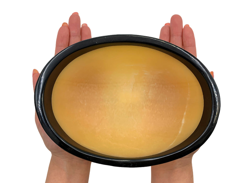 Orange Onyx Oval Bowl