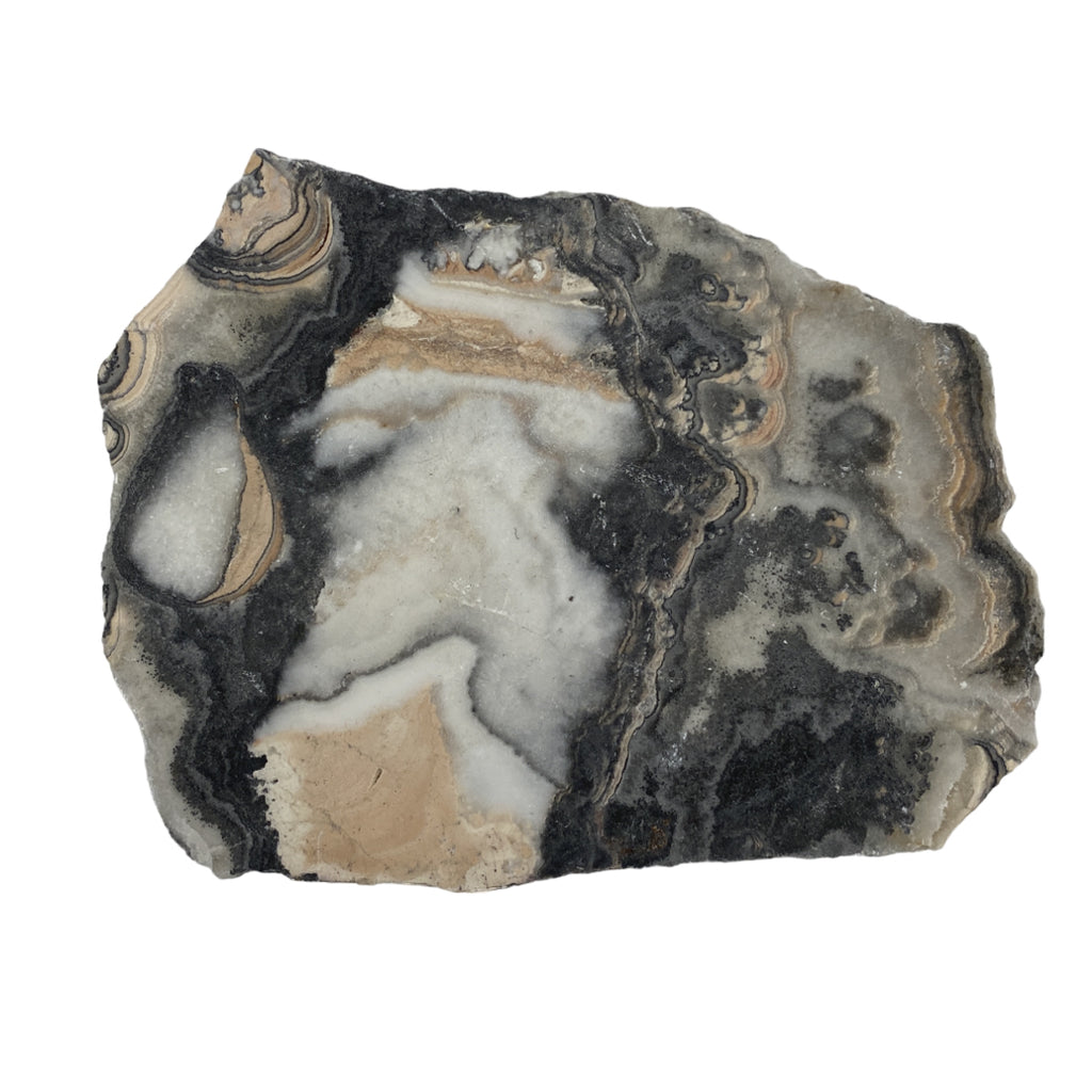 Zebra Calcite Slice