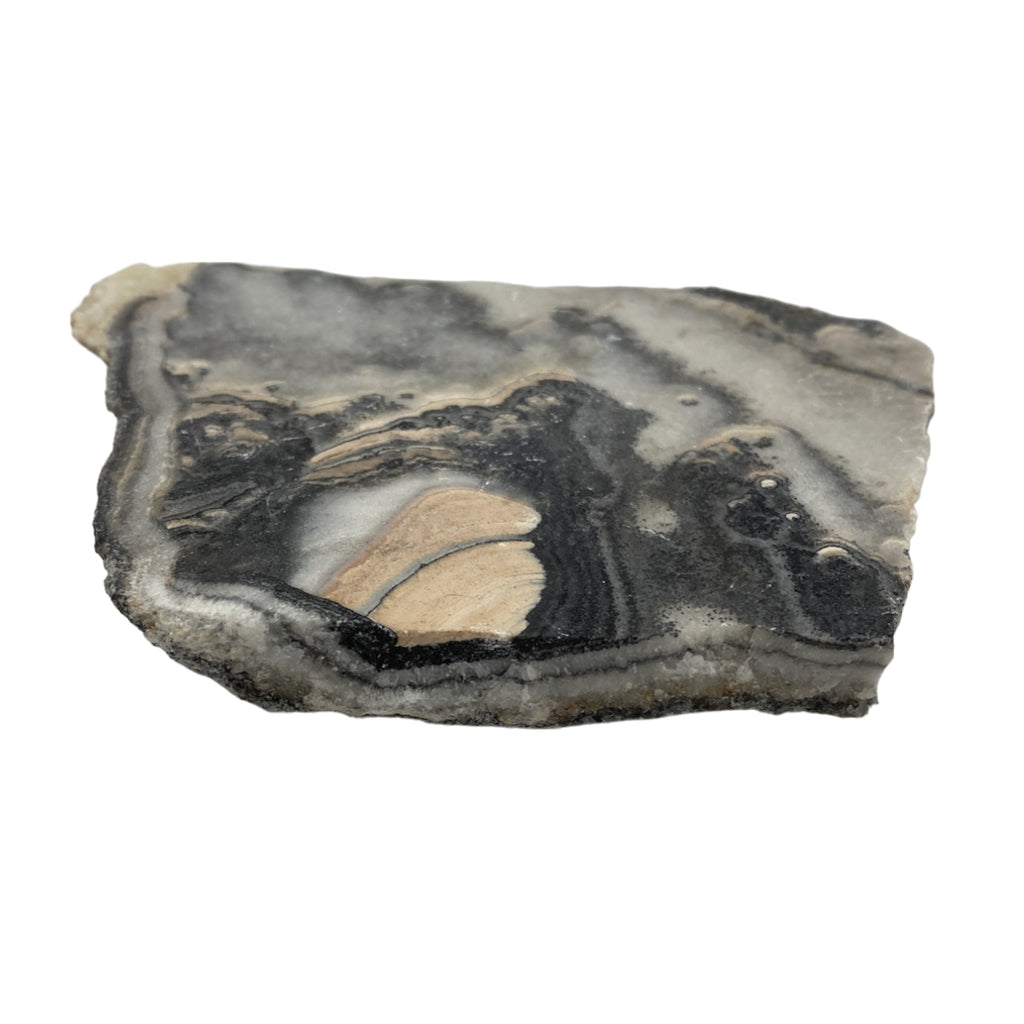 Zebra Calcite Slice