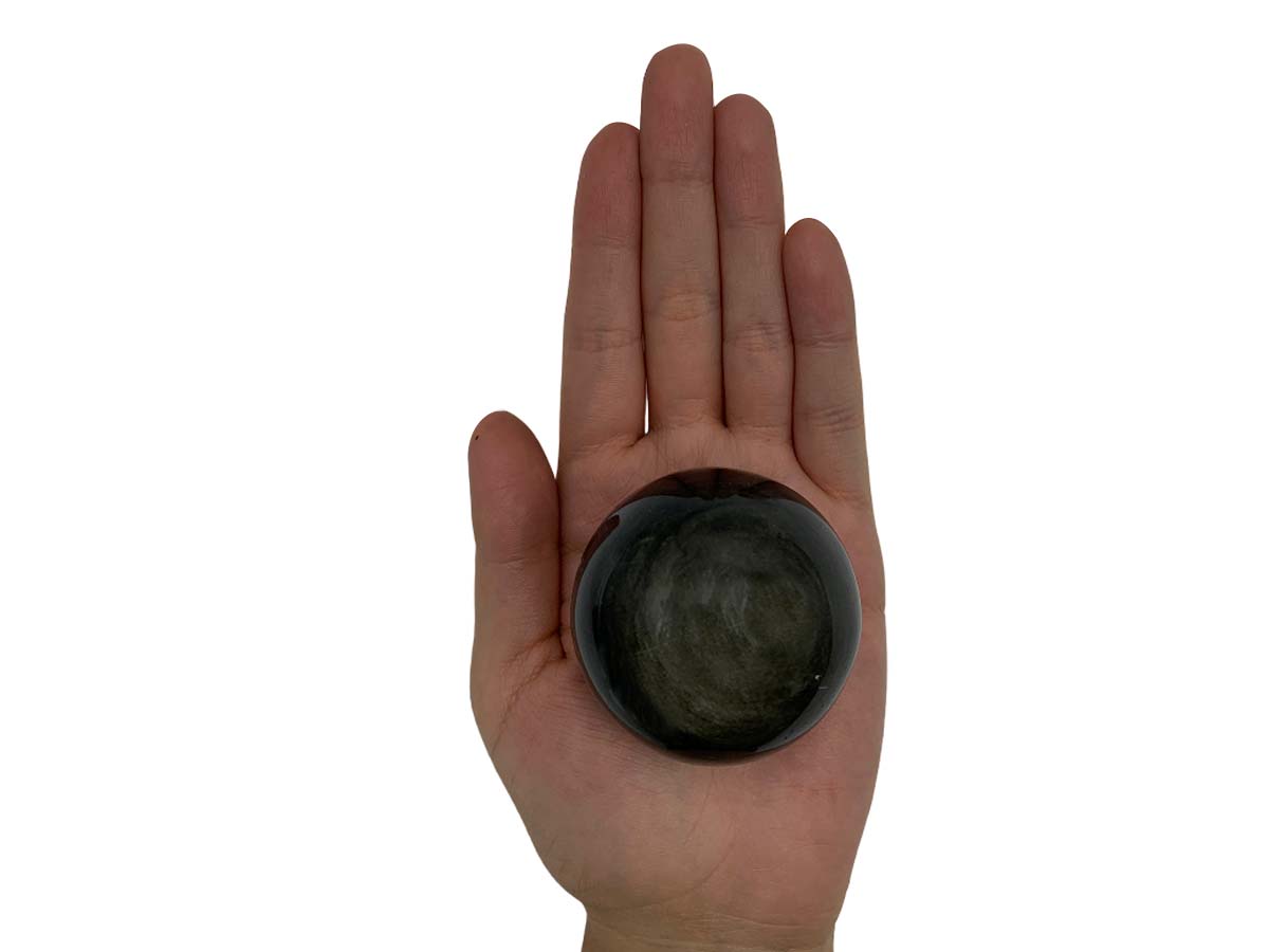 Golden Obsidian Sphere