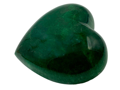 Green Pigmented Onyx Heart