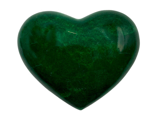 Green Pigmented Onyx Heart