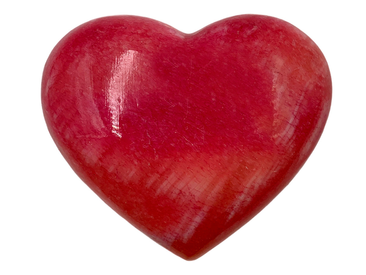 Pink Pigmented Onyx Heart