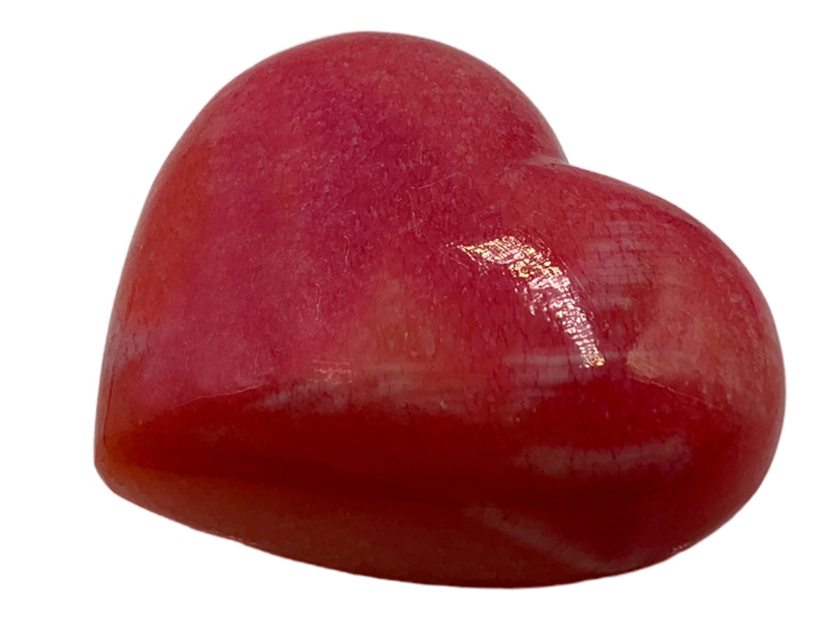 Pink Pigmented Onyx Heart