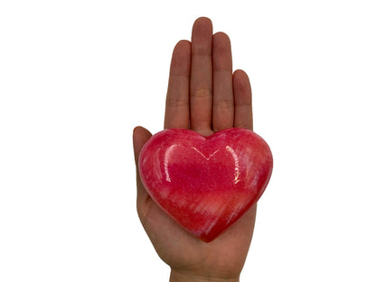 Pink Pigmented Onyx Heart