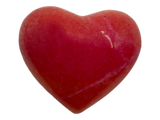 Pink Pigmented Onyx Heart