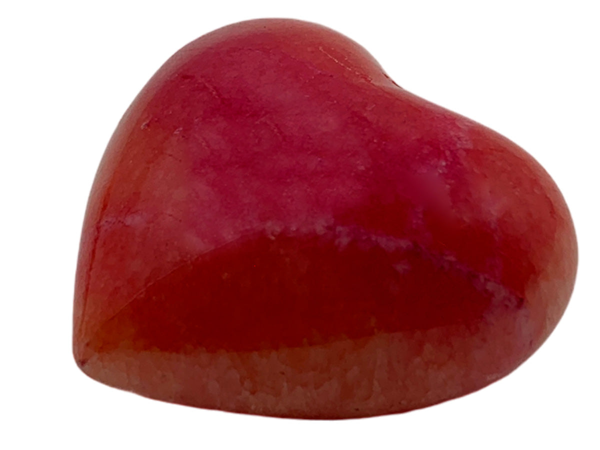 Pink Pigmented Onyx Heart