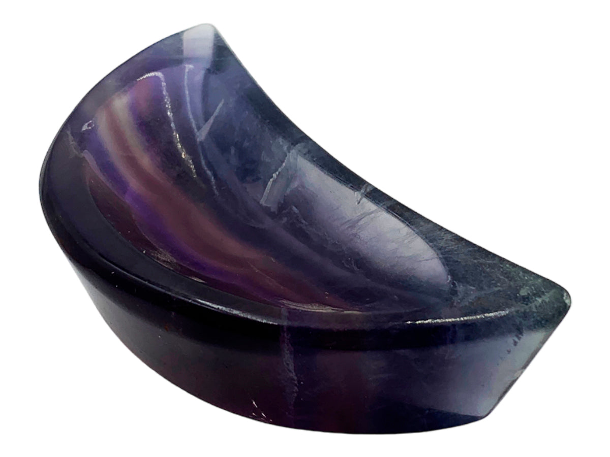 Fluorite Half Moon Snack Bowl