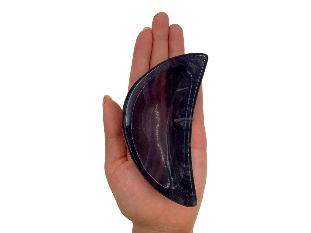 Fluorite Half Moon Snack Bowl