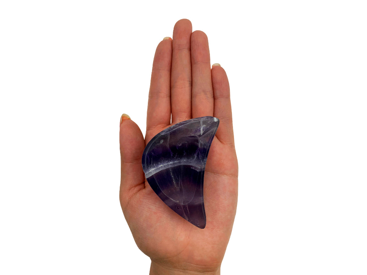 Fluorite Half Moon Snack Bowl