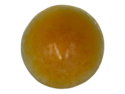Orange Calcite CIrcular Bowl