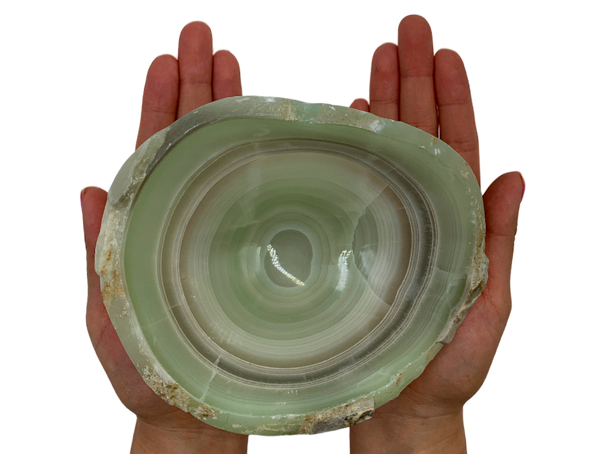 Green Onyx Irregular Bowl
