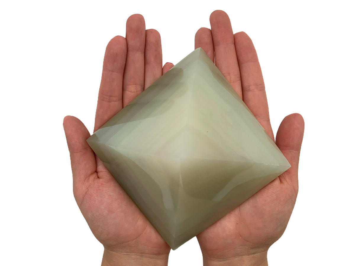 Green Onyx Pyramid