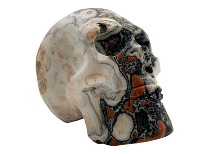 Zebra Calcite Skull