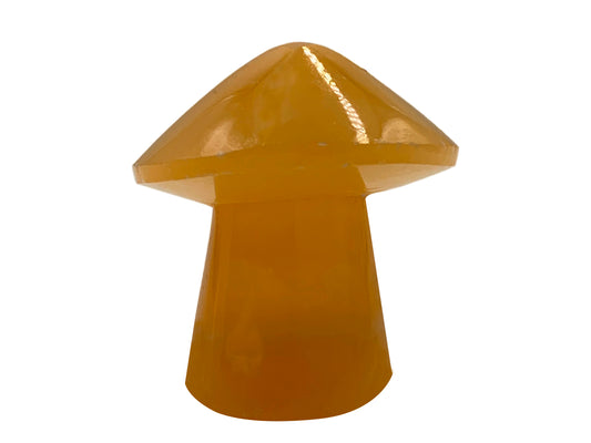 Orange Calcite Irregular Mushroom