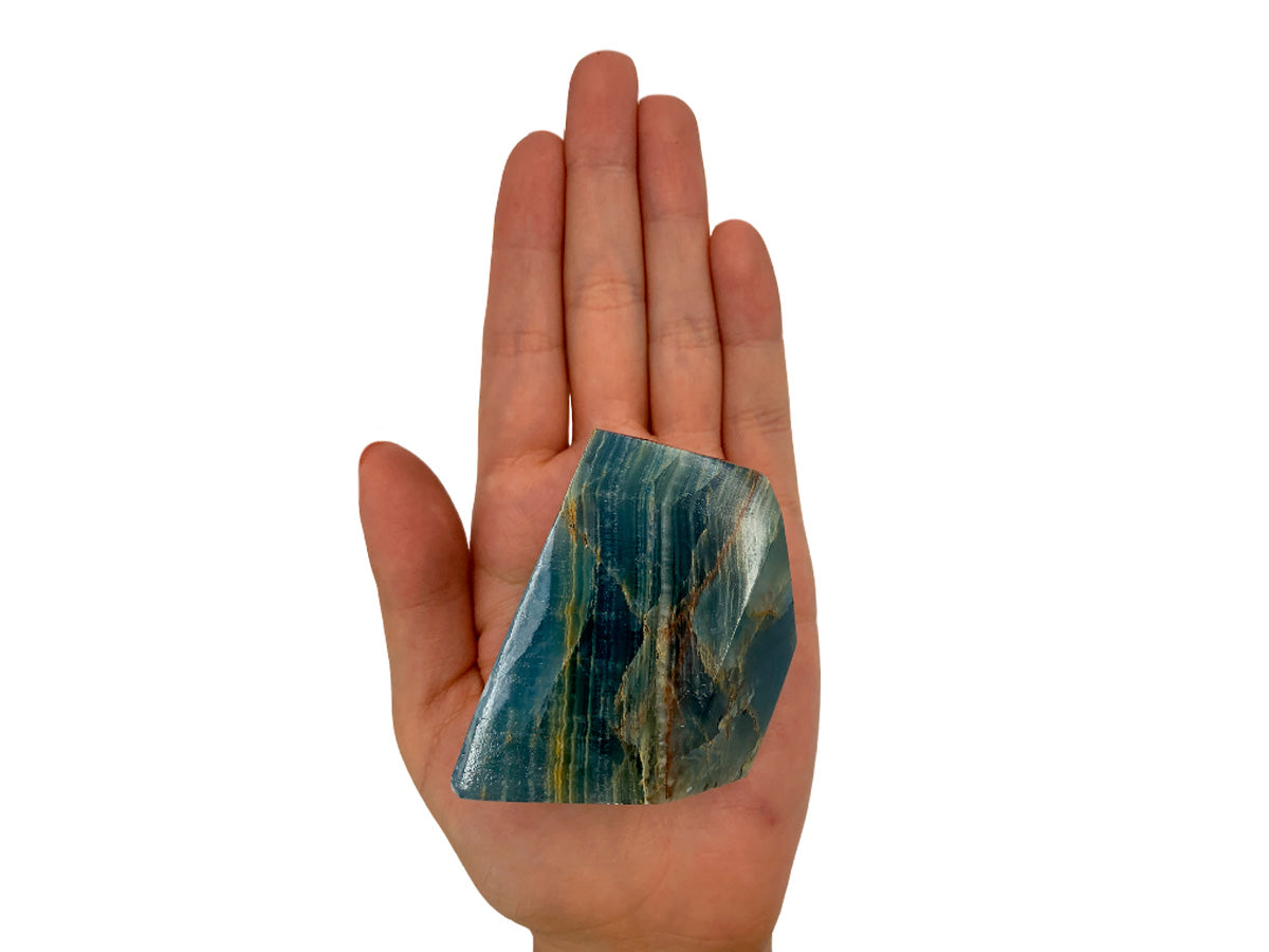 Blue Onyx Free Form Faceted  By Kilo