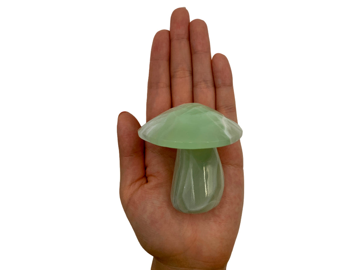 Green Onyx Irregular Mushroom