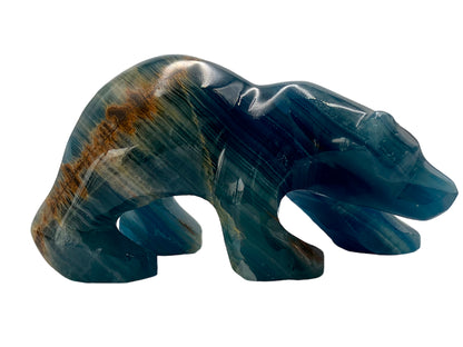 Blue Onyx Polar Bear