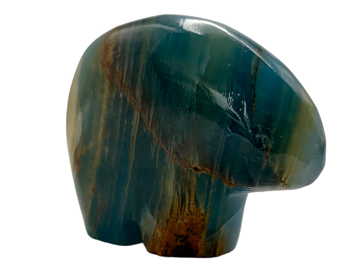 Blue Onyx Flat Polar Bear
