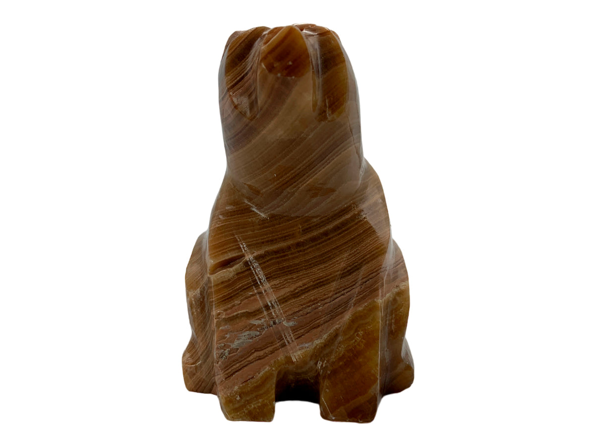 Brown Onyx Sitting Polar Bear