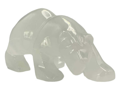 White Onyx Walking Polar Bear