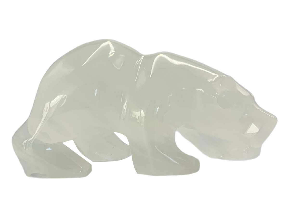 White Onyx Walking Polar Bear