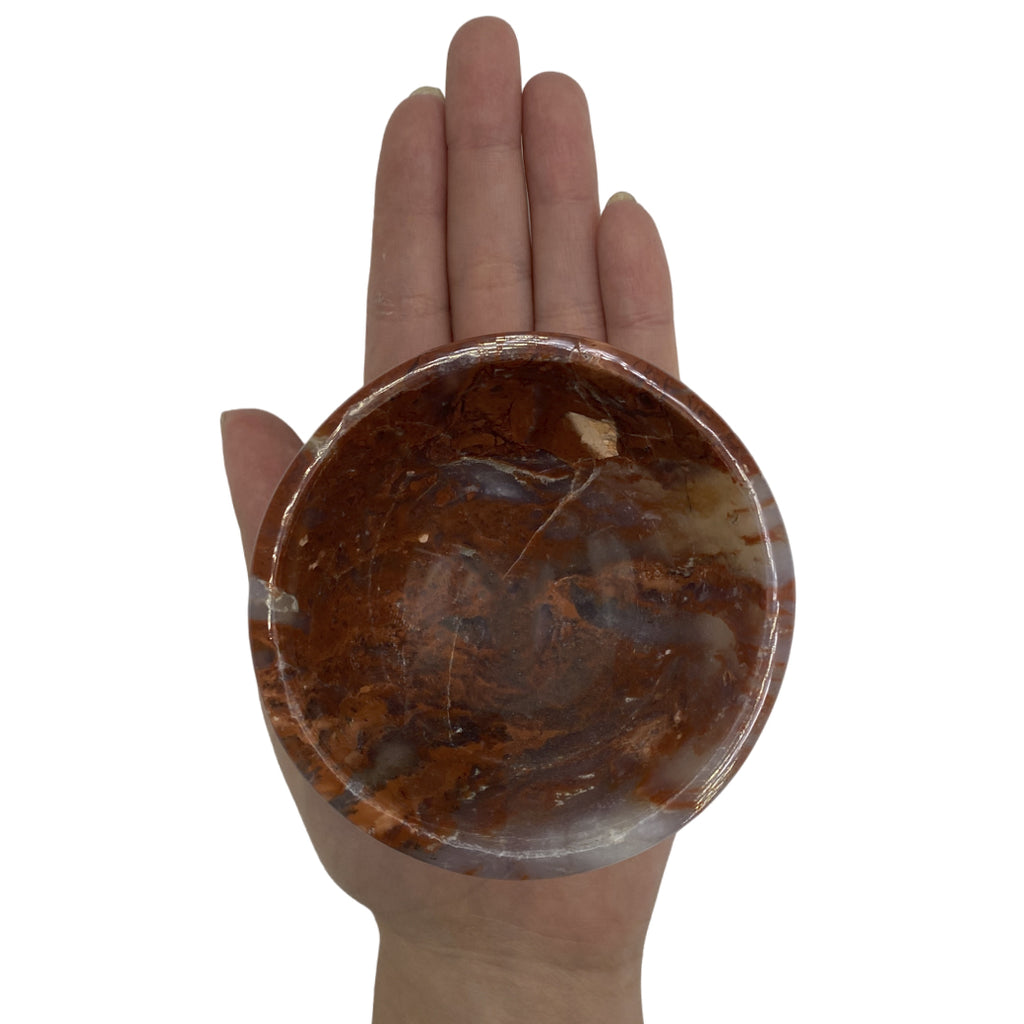 Red Jasper Circular Bowl
