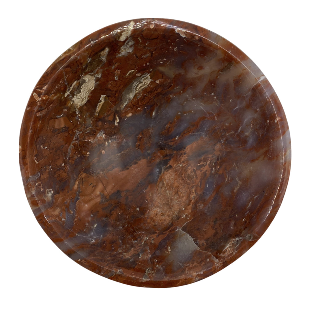 Red Jasper Circular Bowl