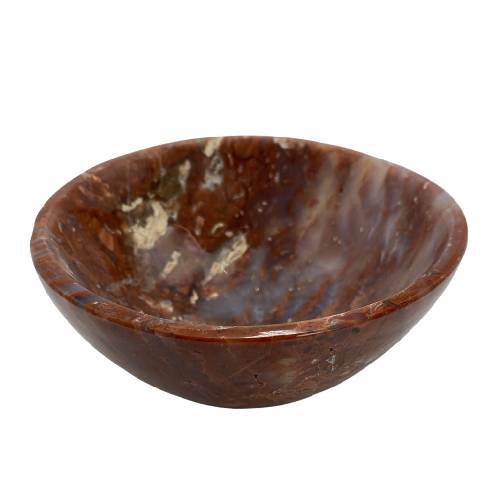 Red Jasper Circular Bowl