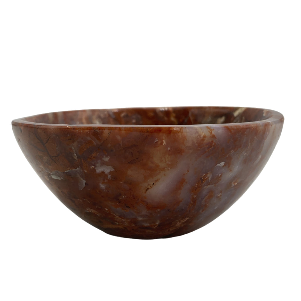 Red Jasper Circular Bowl