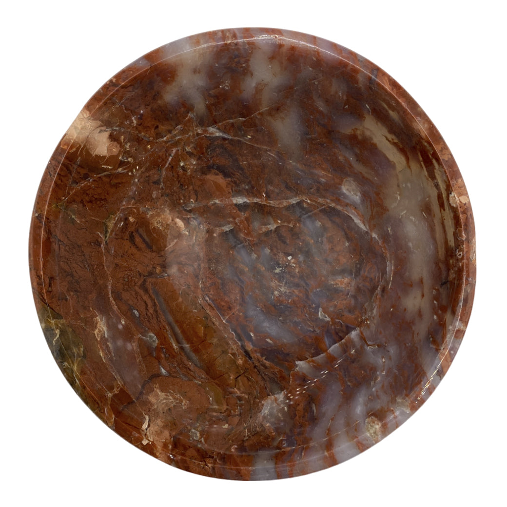 Red Jasper Circular Bowl