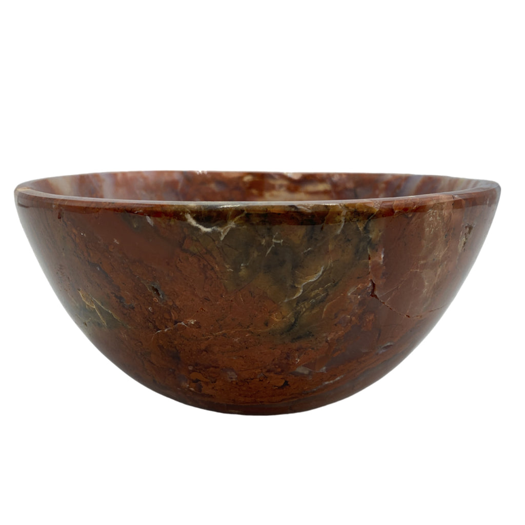 Red Jasper Circular Bowl
