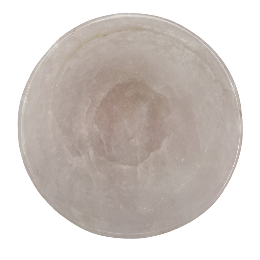 Rose Quartz CIrcular Bowl