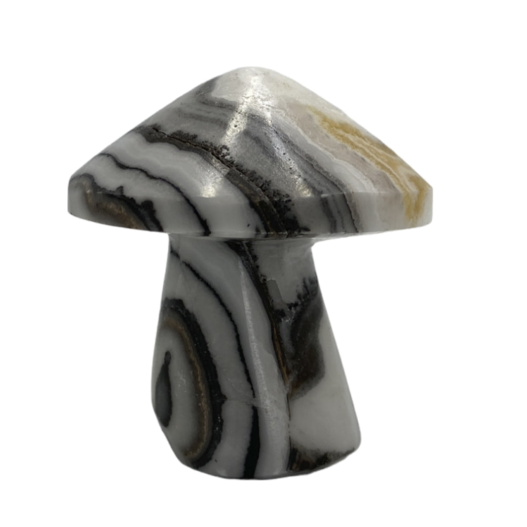Zebra Calcite Irregular Mushroom