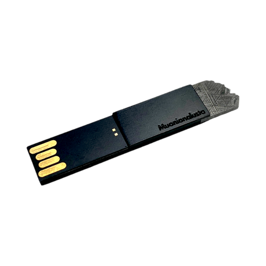 64GB USB memory Muonionalusta meteorite tip plate.