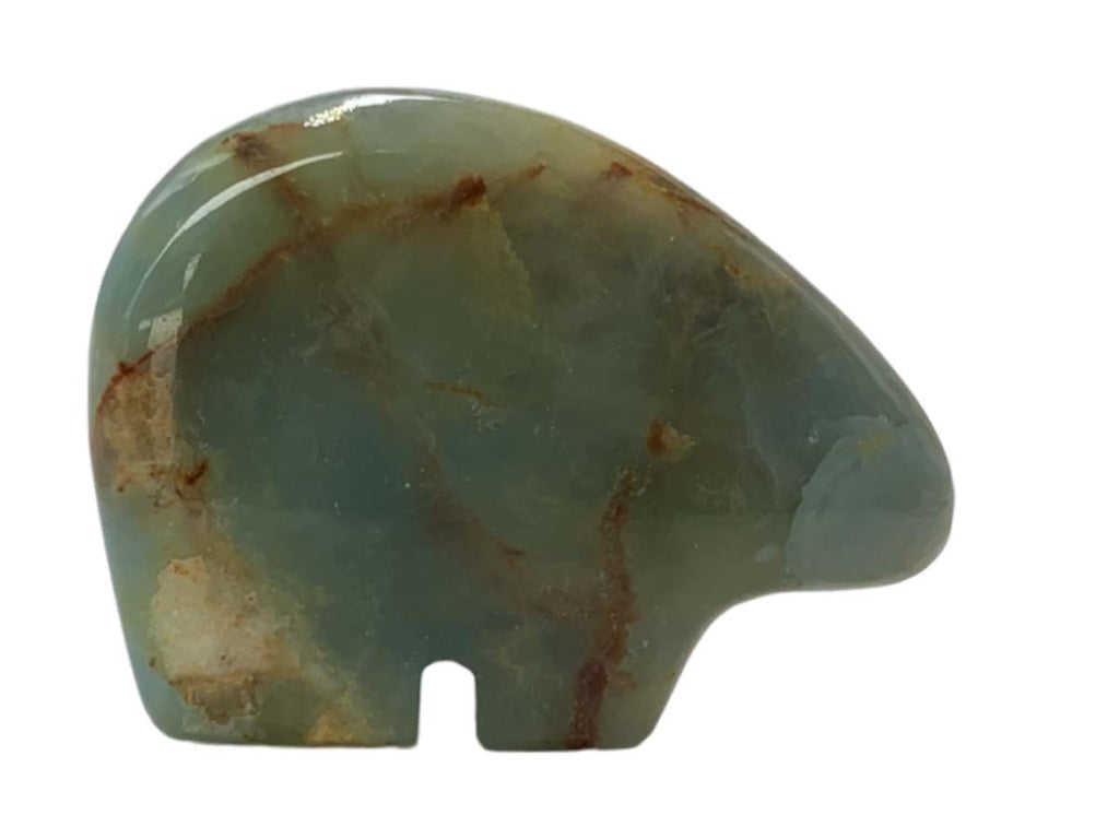 Blue Onyx Flat Polar Bear