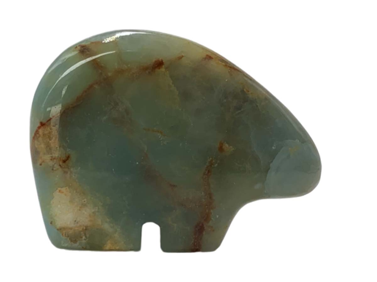 Blue Onyx Flat Polar Bear