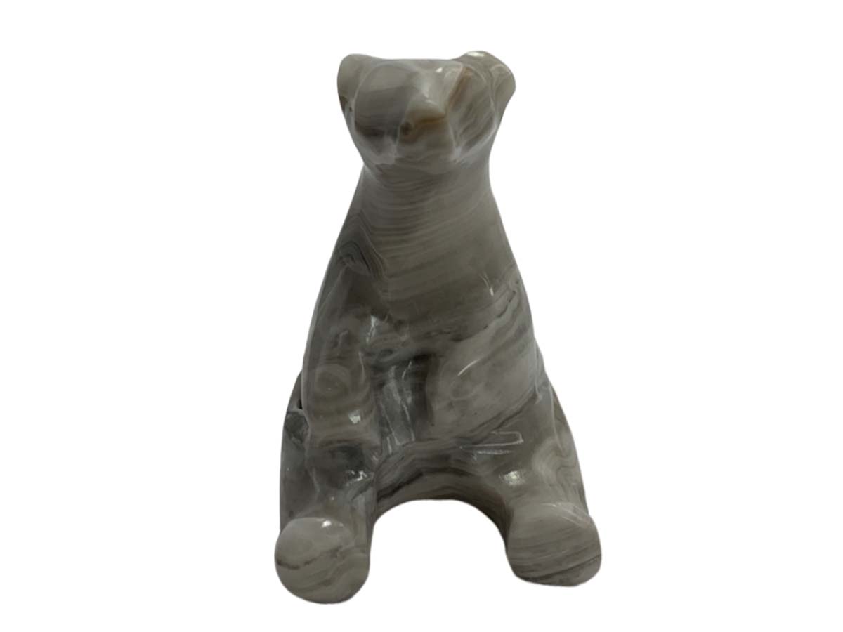 Gray Onyx Sitting Polar Bear