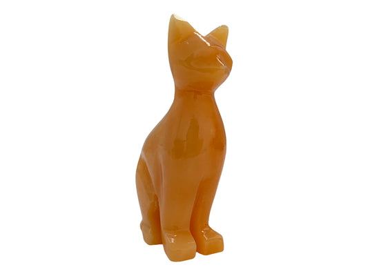 Orange Calcite Cat