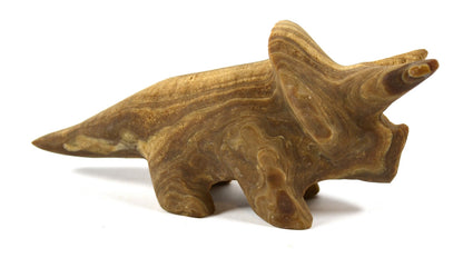 Brown Onyx Triceratops