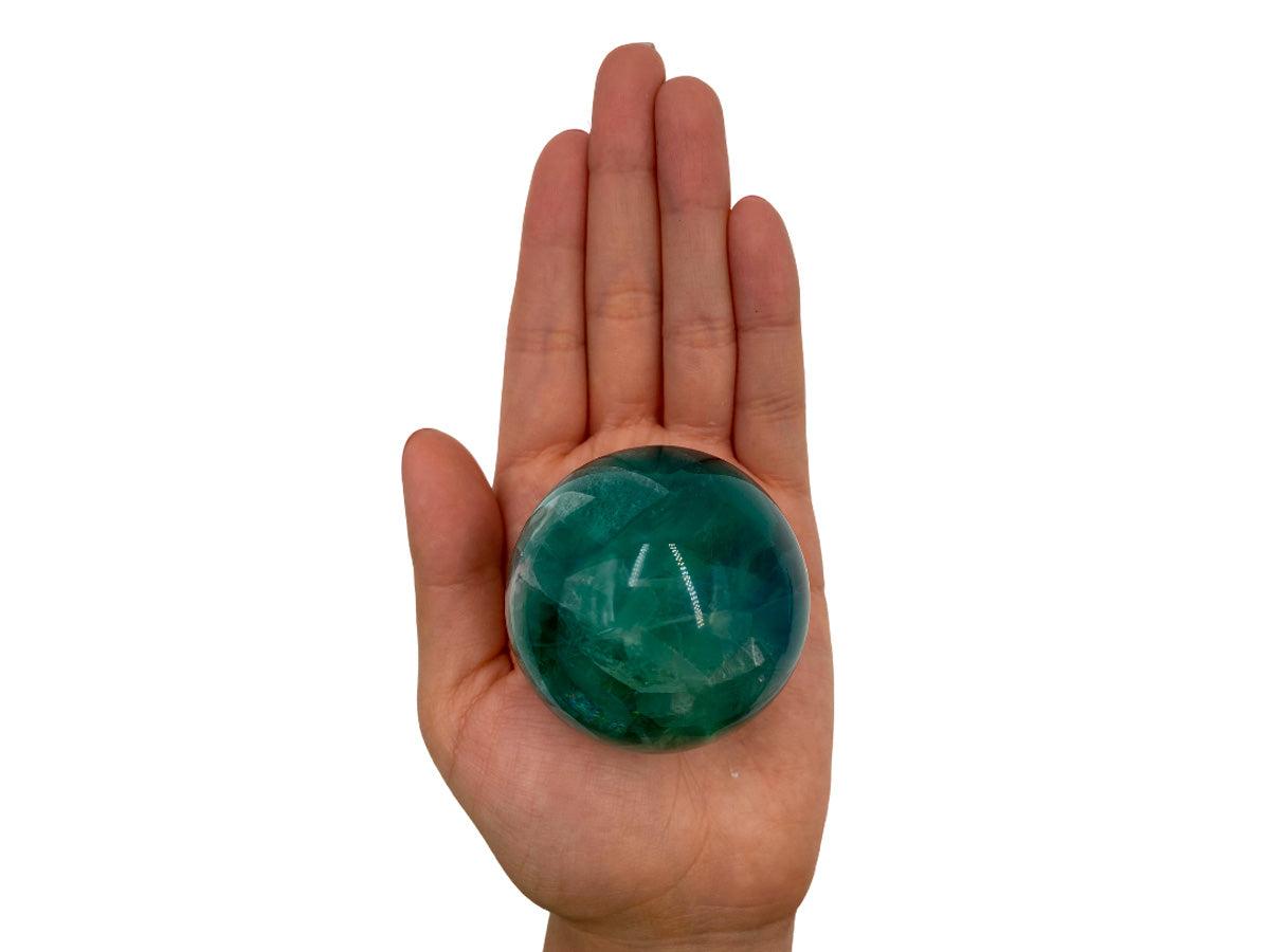 Fluorite Sphere Quality A Polished 5 Cm