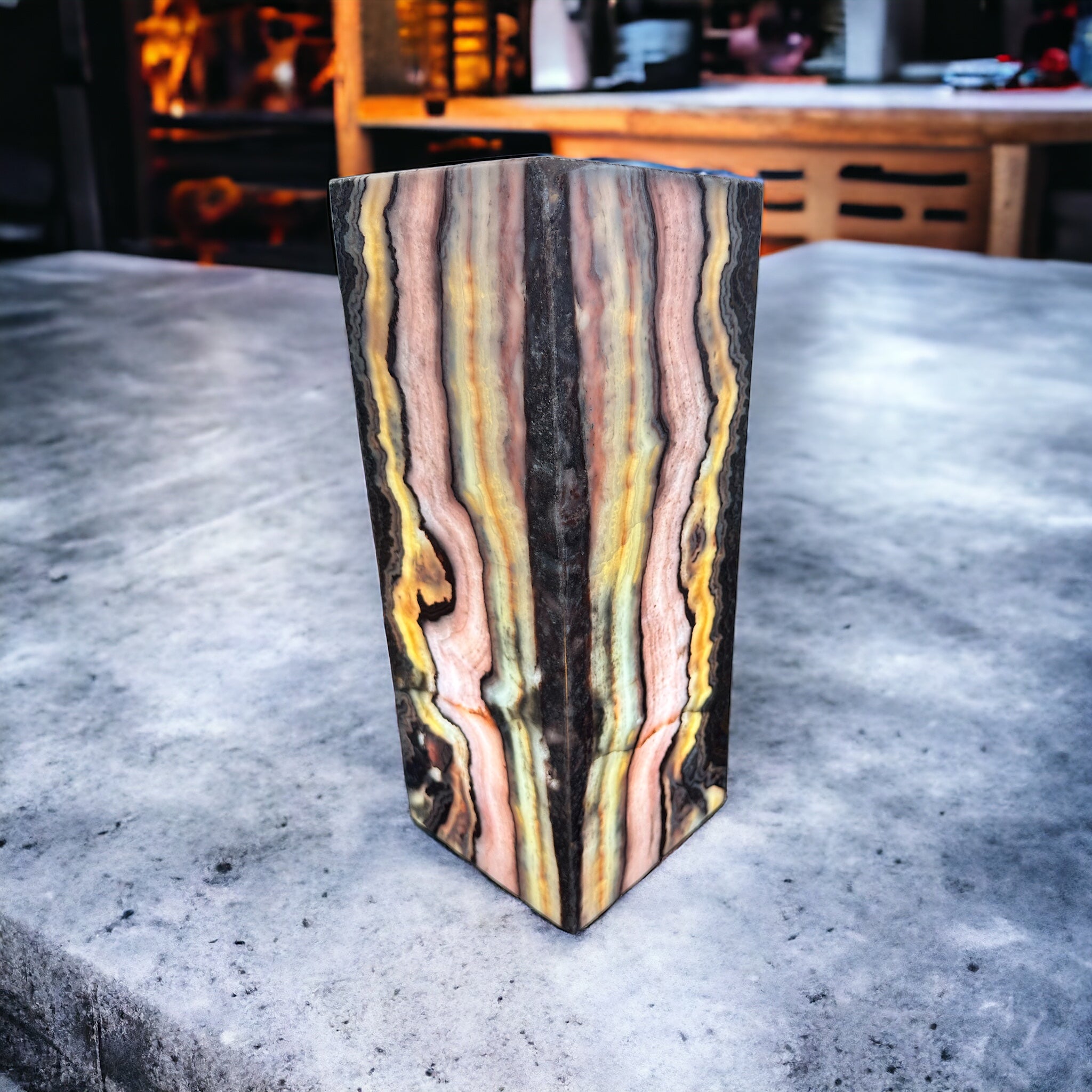 Serpentine Onyx Lamp
