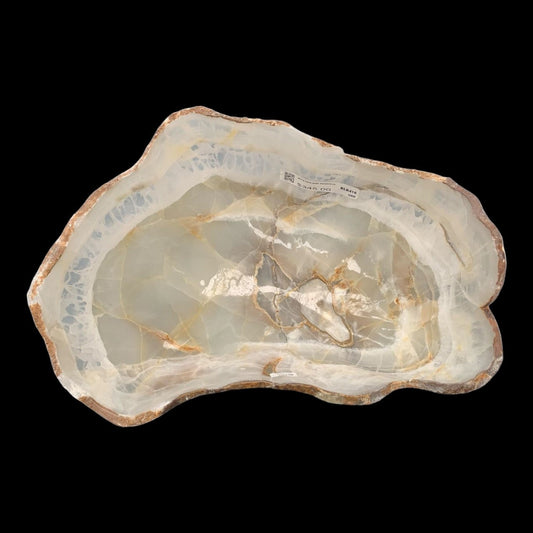 White Onyx Bowl  BLB416