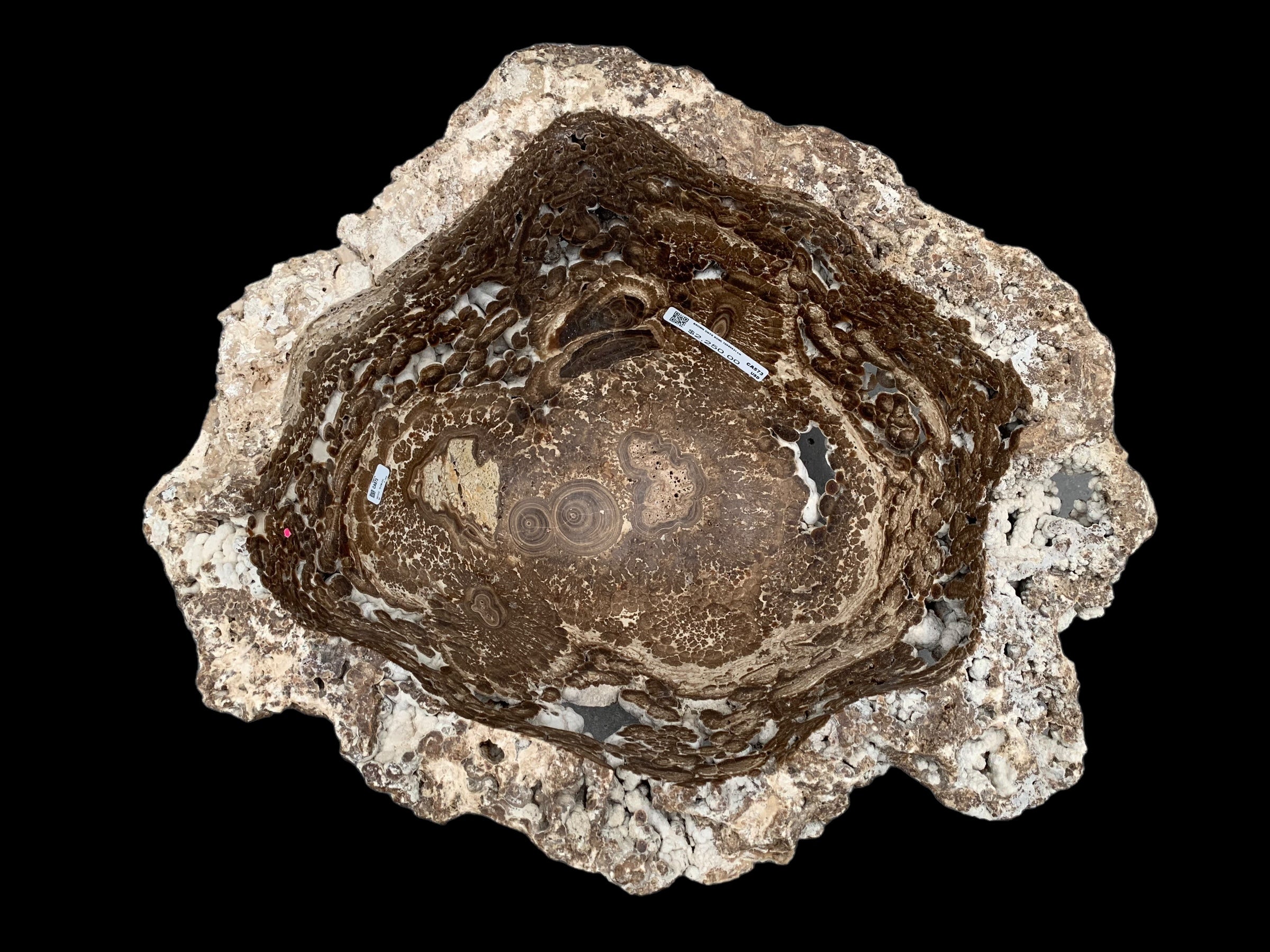 Brown Onyx Bowl   CA573