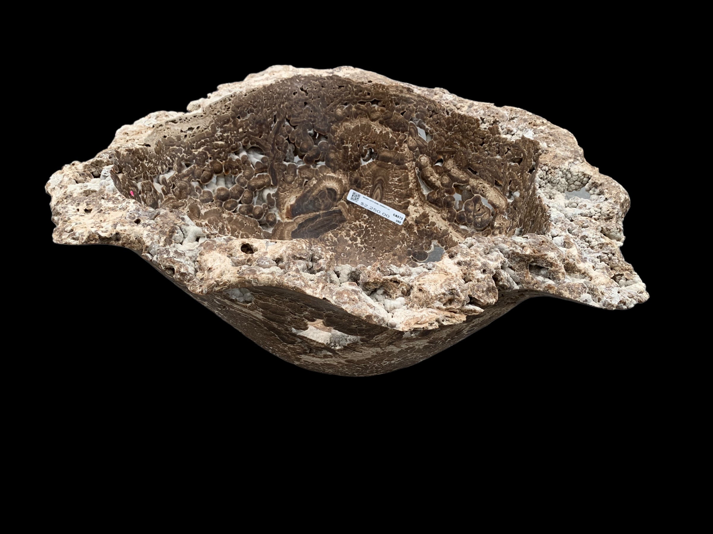 Brown Onyx Bowl   CA573