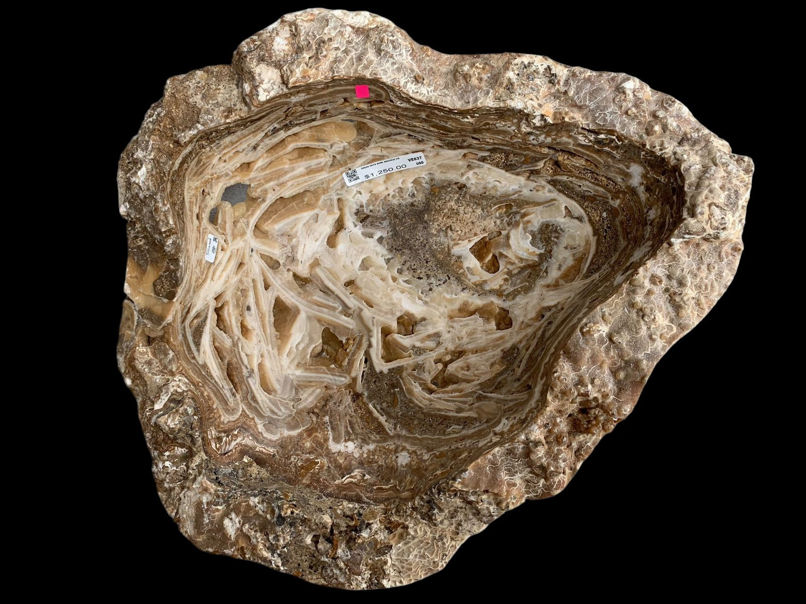 Brown Onyx Bowl  CA574