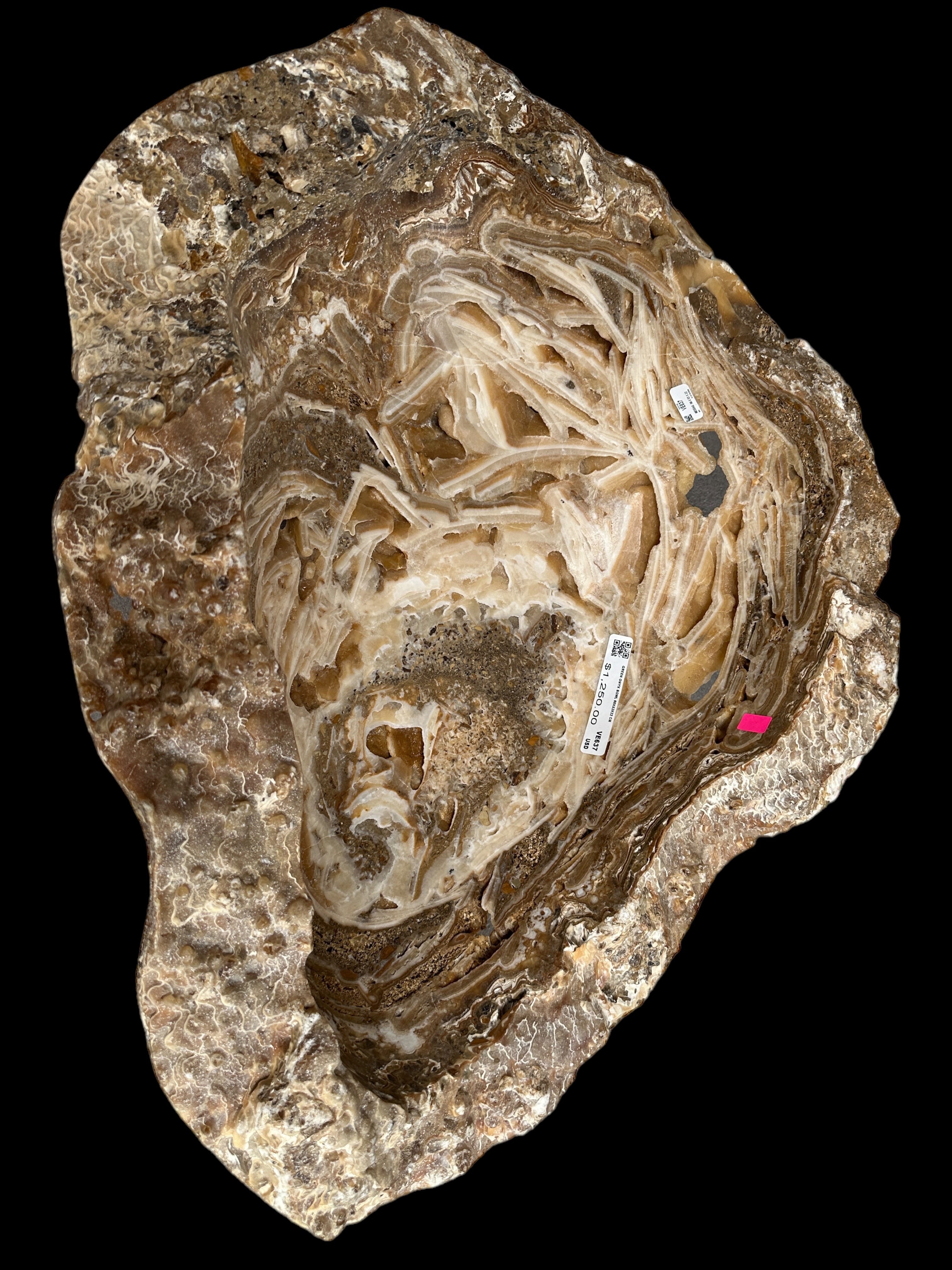 Brown Onyx Bowl  CA574