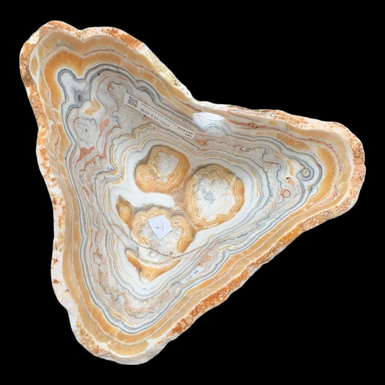 Zebra Calcite Bowl  CCE160