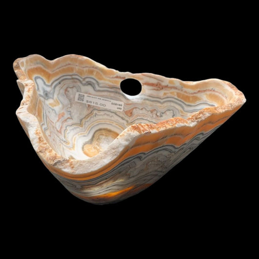 Zebra Calcite Bowl  CCE160