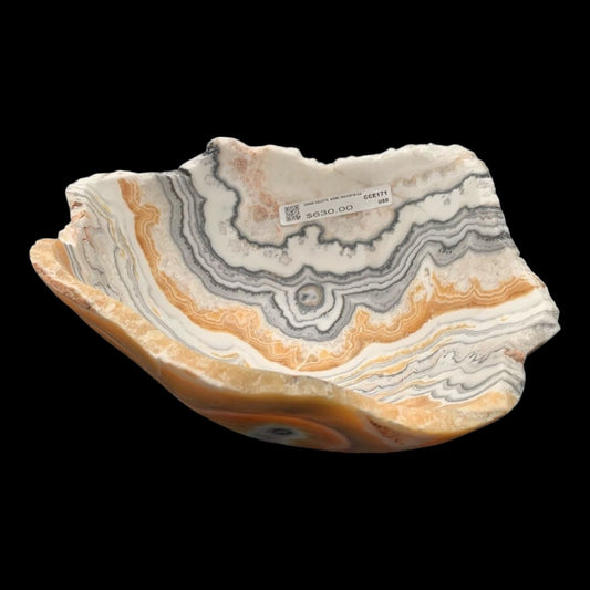 Zebra Calcite Bowl  CCE171